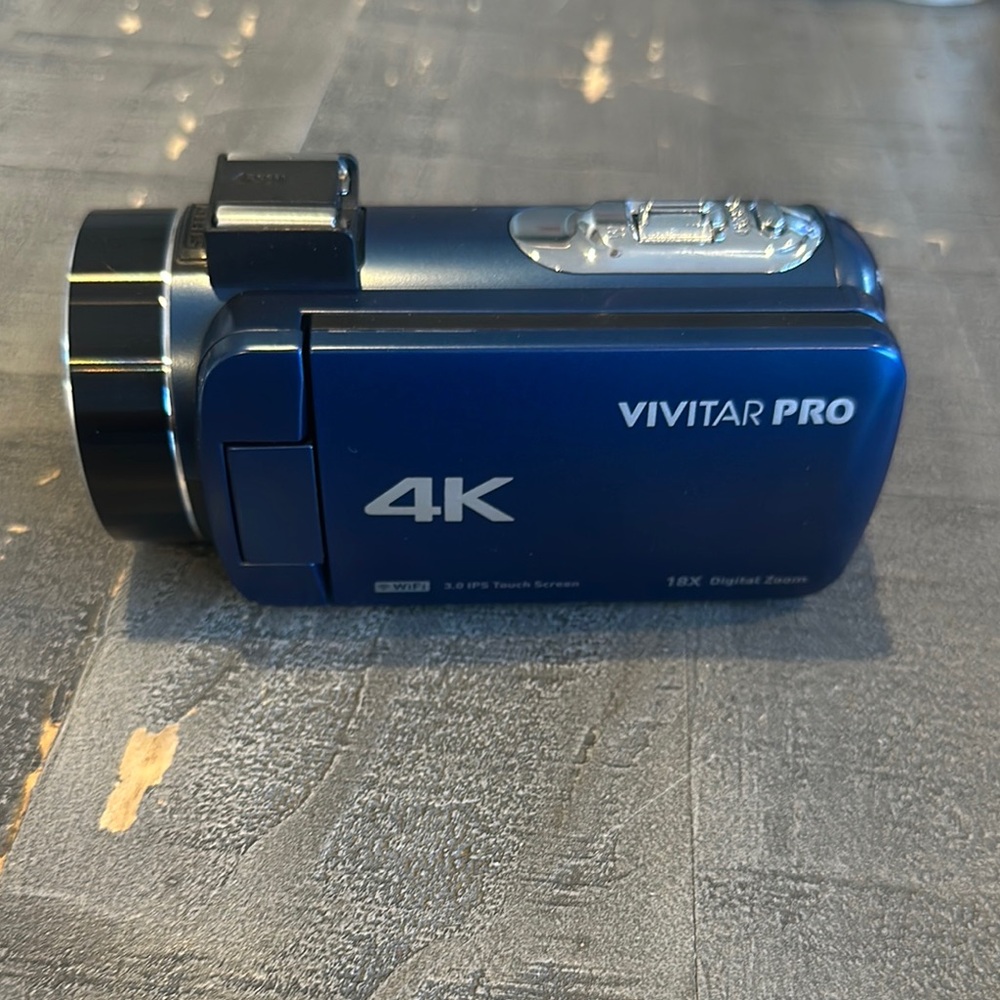 Vivitar Pro 4K Camcorder - Blue